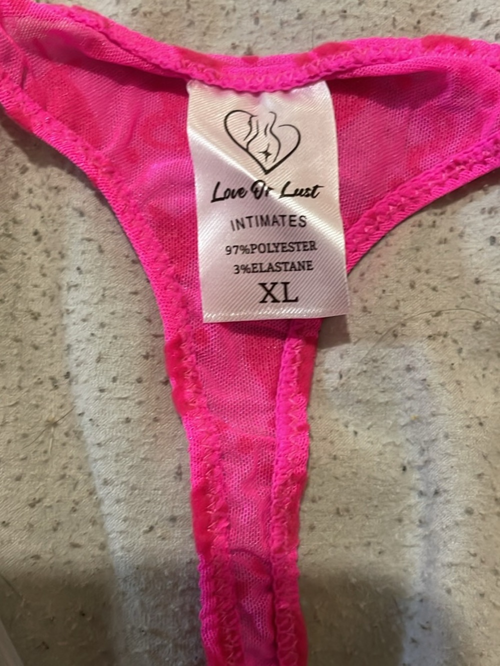 Love or lust intimates crystal rhinestone panties - Picture 7 of 7